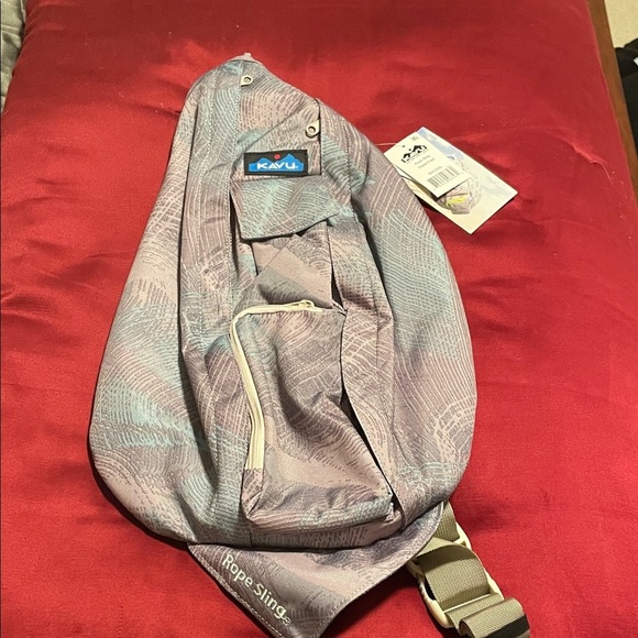 Kavu Handbags - KAVU Rope Sling Bag - Lavender and Gray
